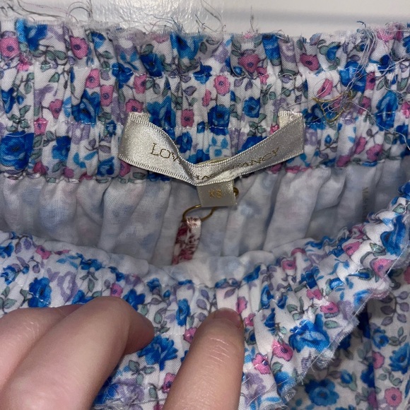 LoveShackFancy Skirts Loveshackfancy Ruffle Mini Skirt Crushed